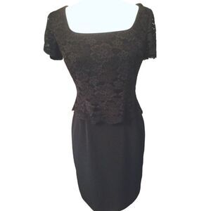 Jones New York Petite Black Dress Size 2P
